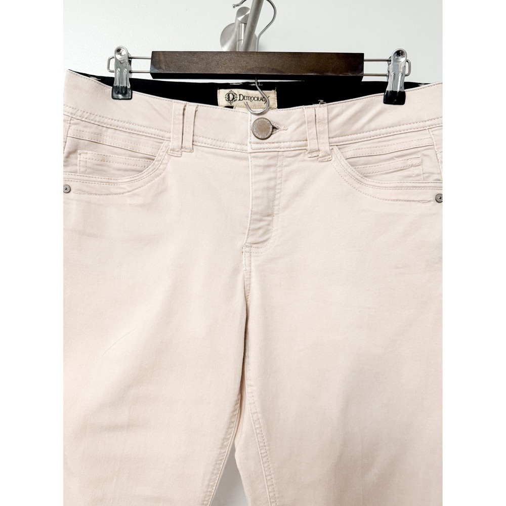 Democracy Ab Technology Womens Skinny Pants Pink Sand Size 8 Stretch Twill Slim‎ - Picture 3 of 12
